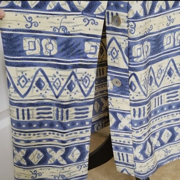 MISS DORBY SLEEVELESS AZTEC MAXI DRESS SIZE 14 - Picture 5 of 9